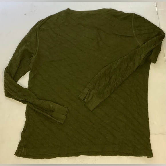 7 for all mankind long sleeve dark green, men’s sweatshirt Med - Picture 8 of 10